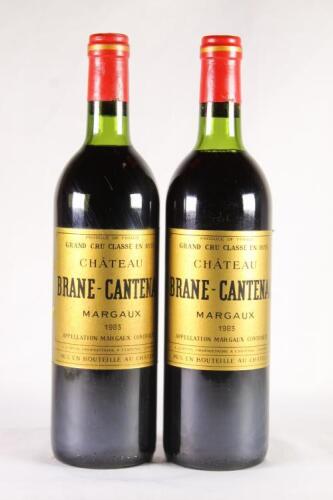(2) 1983 Chateau Brane Cantenac, Margaux