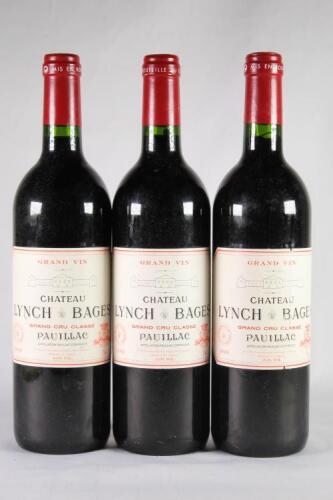 (3) 1999 Chateau Lynch Bages, Pauillac