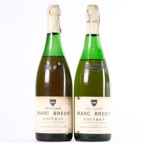 (2) 1970 Marc Bredif Petillant Vouvray