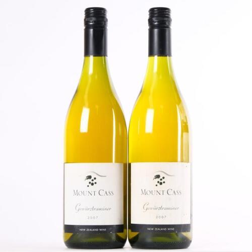 (2) 2007 Mount Cass Gewurztraminer, Waipara