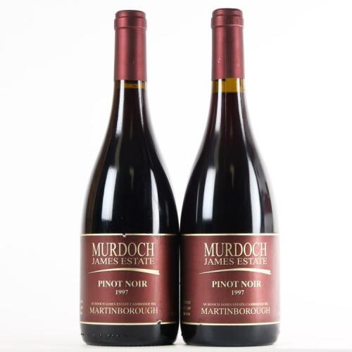 (2) 1997 Murdoch James Estate Pinot Noir, Martinborough