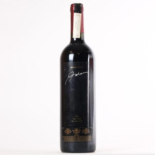 (1) 2001 Orlando Johann Shiraz/Cabernet Sauvignon, South Australia