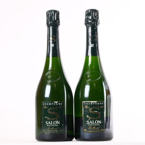 (2) 1997 Salon S Le Mesnil Blanc de Blancs Vintage Brut