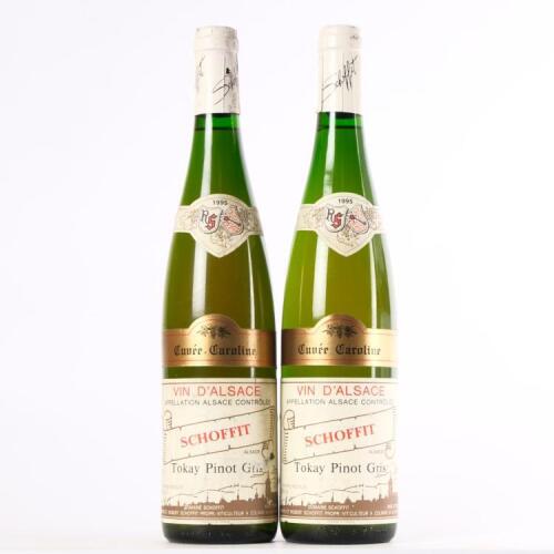 (2) 1995 Schoffit Cuvee Caroline Tokay Pinot Gris