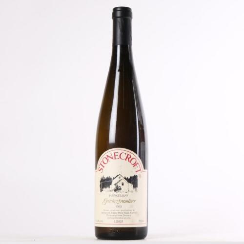 (1) 1998 Stonecroft Gewurztraminer, Hawkes Bay