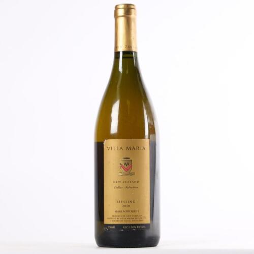 (1) 2001 Villa Maria Cellar Select Riesling, Marlborough