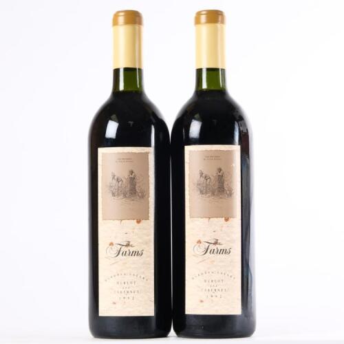 (2) 1992 Yaldara The Farms Merlot/Cabernet Sauvignon, Barossa SA