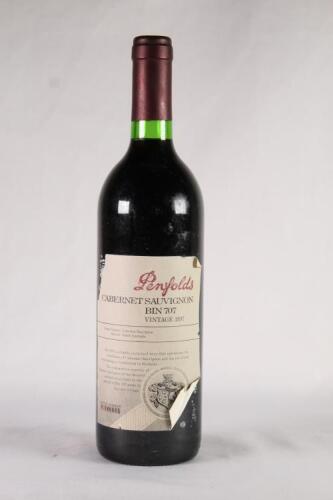 (1) 1997 Penfolds Bin 707 Cabernet Sauvignon, South Australia