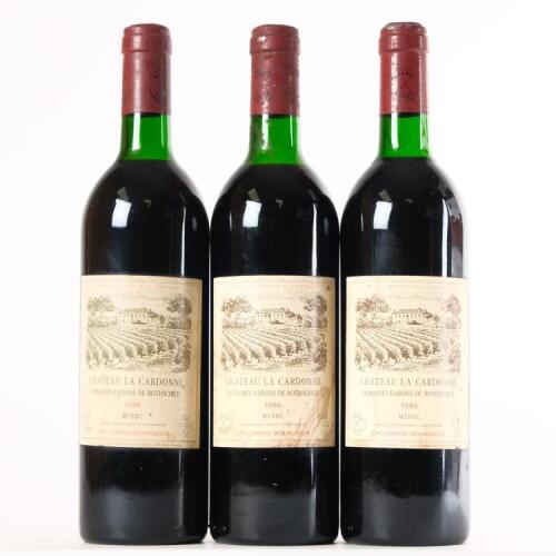 (3) 1986 Chateau La Cardonne, Medoc