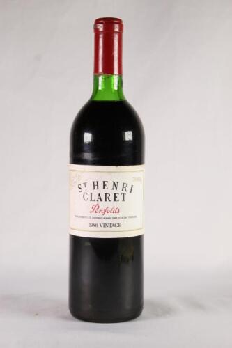 (1) 1986 Penfolds St Henri Shiraz, South Australia