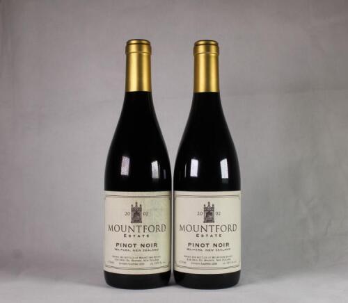 (2) 2002 Mountford Pinot Noir, Waipara