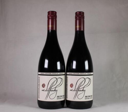 (2) 2002 Mt Difficulty Pipeclay Terrace Pinot Noir, Central Otago