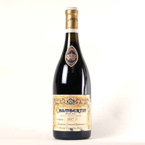 (1) 2017 Domaine Armand Rousseau Chambertin Grand Cru, Cote de Nuits