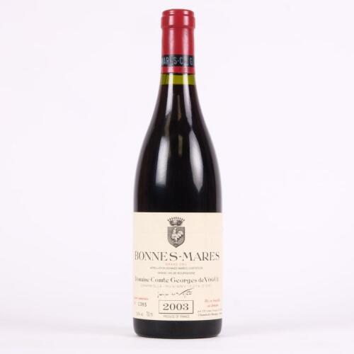 (1) 2003 Comte Georges de Vogue Bonnes Mares Grand Cru, Cote de Nuits