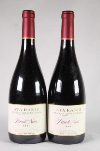 (2) 2001 Ata Rangi Pinot Noir, Martinborough