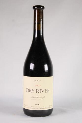 (1) 2002 Dry River Syrah, Martinborough