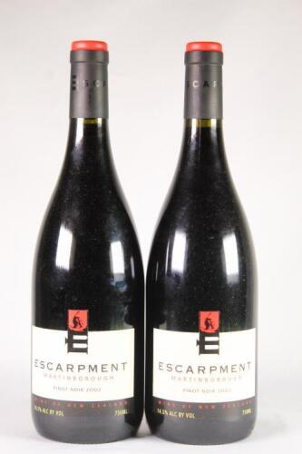 (2) 2002 Escarpment Pinot Noir, Martinborough