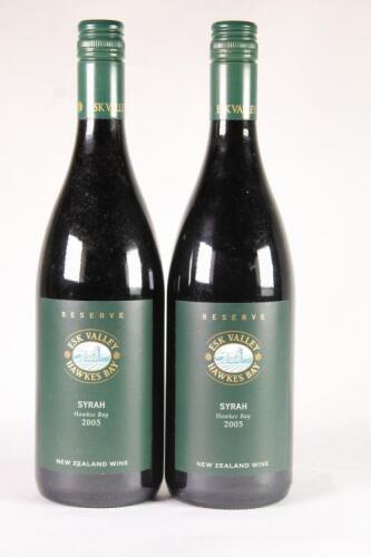 (2) 2005 Esk Valley Reserve Syrah, Hawkes Bay