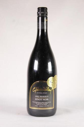 (1) 2002 Gibbston Valley Reserve Pinot Noir, Central Otago