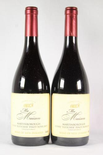 (2) 2009 Ma Maison Fletcher Pinot Noir, Martinborough