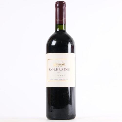 (1) 2007 Te Mata Estate Coleraine, Hawkes Bay