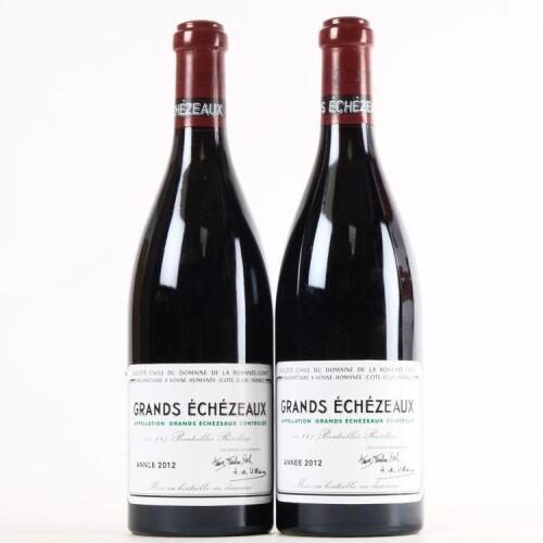 (2) 2012 Domaine de la Romanee-Conti Grands Echezeaux Grand Cru, Cote de Nuits