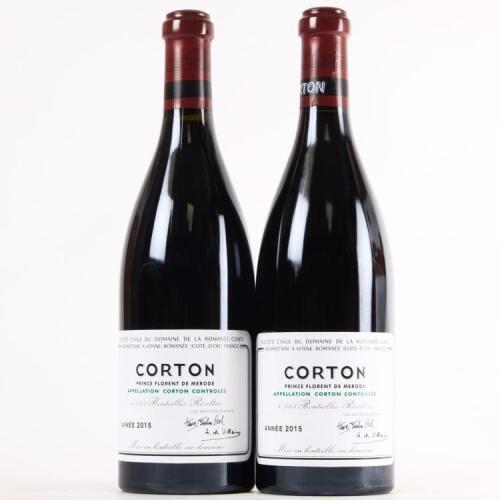 (2) 2015 Domaine de la Romanee-Conti Corton Grand Cru, Cote de Beaune