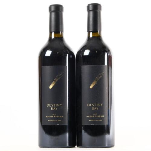 (2) 2015 Destiny Bay Magna Praemia, Waiheke