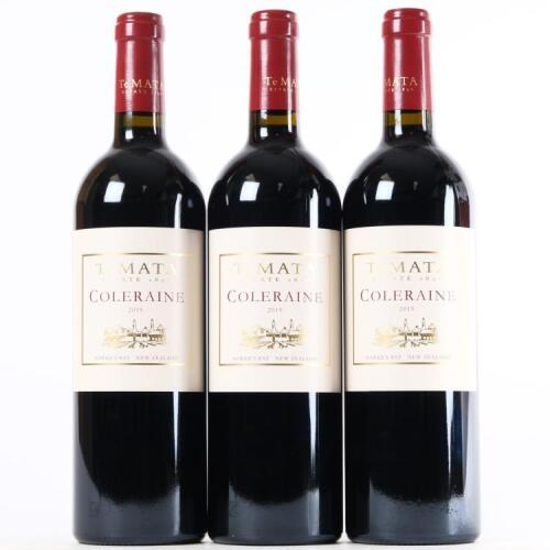 (3) 2019 Te Mata Estate Coleraine, Hawkes Bay