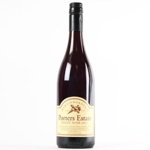 (1) 2011 Porters Estate Pinot Noir, Martinborough