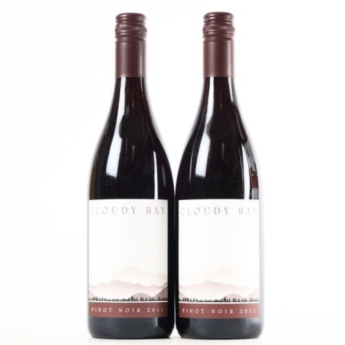 (2) 2011 Cloudy Bay Pinot Noir, Marlborough