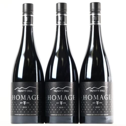 (3) 2018&nbsp;Trinity Hill Homage, Gimblett Gravels