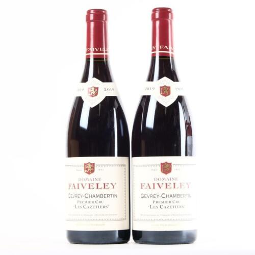 (2) 2019 Domaine Faiveley Gevrey-Chambertin Les Cazetiers 1er Cru, Cote de Nuits