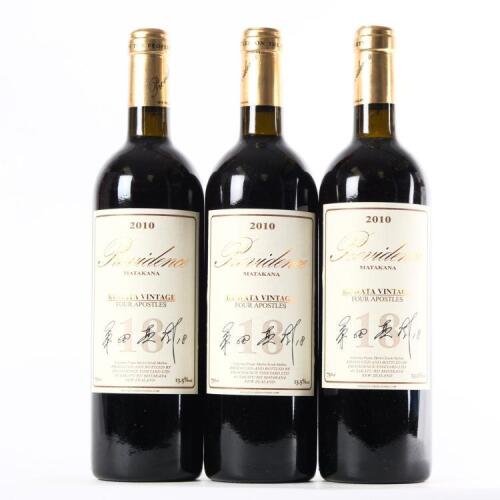 (3) 2010 Providence Four Apostles, Matakana