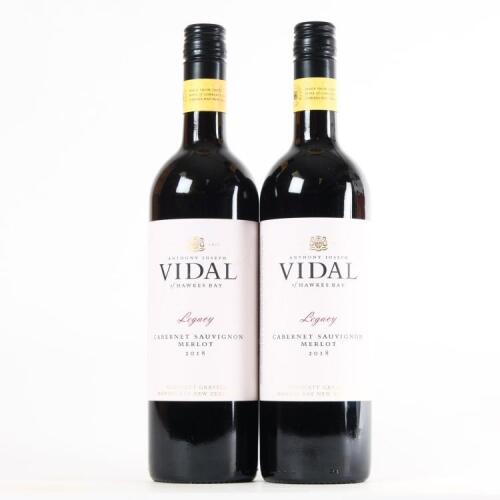 (2) 2018 Vidal Estate Legacy Series Cabernet Sauvignon/Merlot, Gimblett Gravels