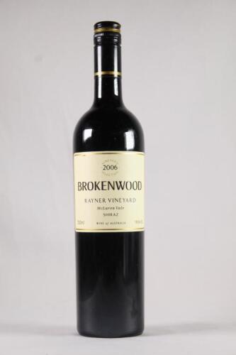 (1) 2006 Brokenwood Rayner Vineyard Shiraz, McLaren Vale SA
