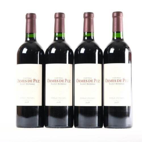 (4) 2018 Chateau Les Ormes-de-Pez, St Estephe