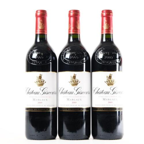 (3) 2009 Chateau Giscours 3eme Cru Classe, Margaux