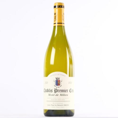 (1) 2020 Jean-Paul & Benoit Droin Mont de Milieu 1er Cru, Chablis