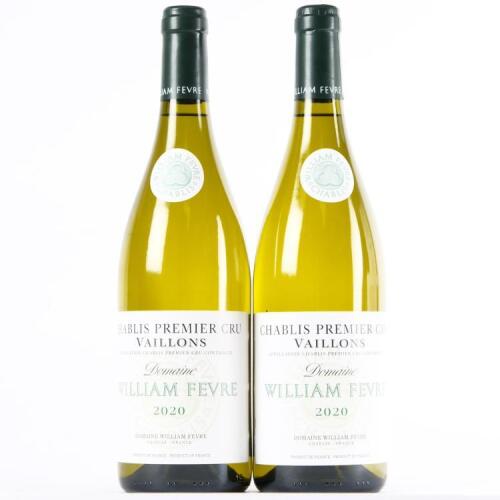 (2) 2020 Domaine William Fevre Vaillons 1er Cru, Chablis