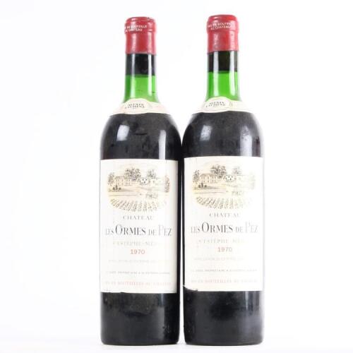 (2) 1970 Chateau Ormes de Pez, St Estephe