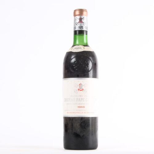 (1) 1969 Chateau Pape Clement, Pessac-Leognan