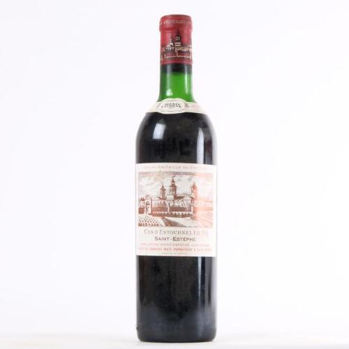 (1) 1970 Chateau Cos d'Estournel 2eme Cru Classe, St Estephe