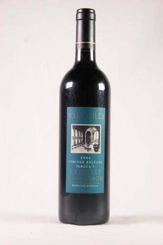 (1) 2006 Warrabilla Limited Release Parola's Cabernet Sauvignon, Rutherglen VIC
