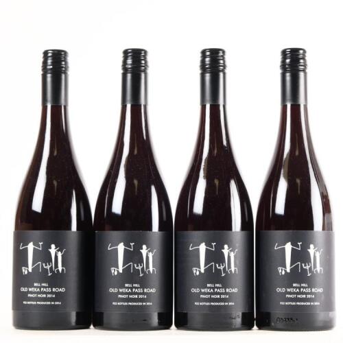 (4) 2014 Bell Hill Old Weka Pass Pinot Noir, Waikari