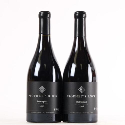 (1) Prophets Rock Retrospect Pinot Noir 2017, 2018 (Mineral & Solar)