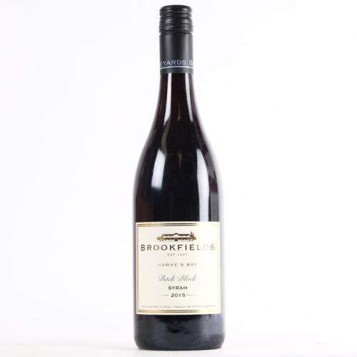 (1) 2015 Brookfields Back Block Syrah, Hawkes Bay