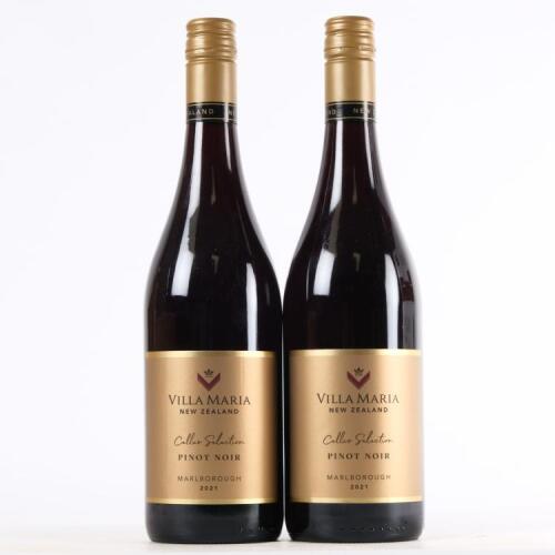 (2) 2021 Villa Maria Cellar Selection Pinot Noir, Marlborough