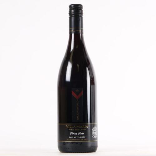 (1) 2017 Villa Maria The Attorney Single Vineyard Pinot Noir, Marlborough