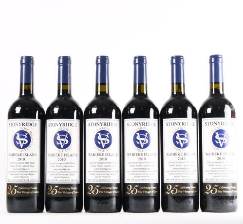 (6) 2010 Stonyridge Vineyard Larose, Waiheke